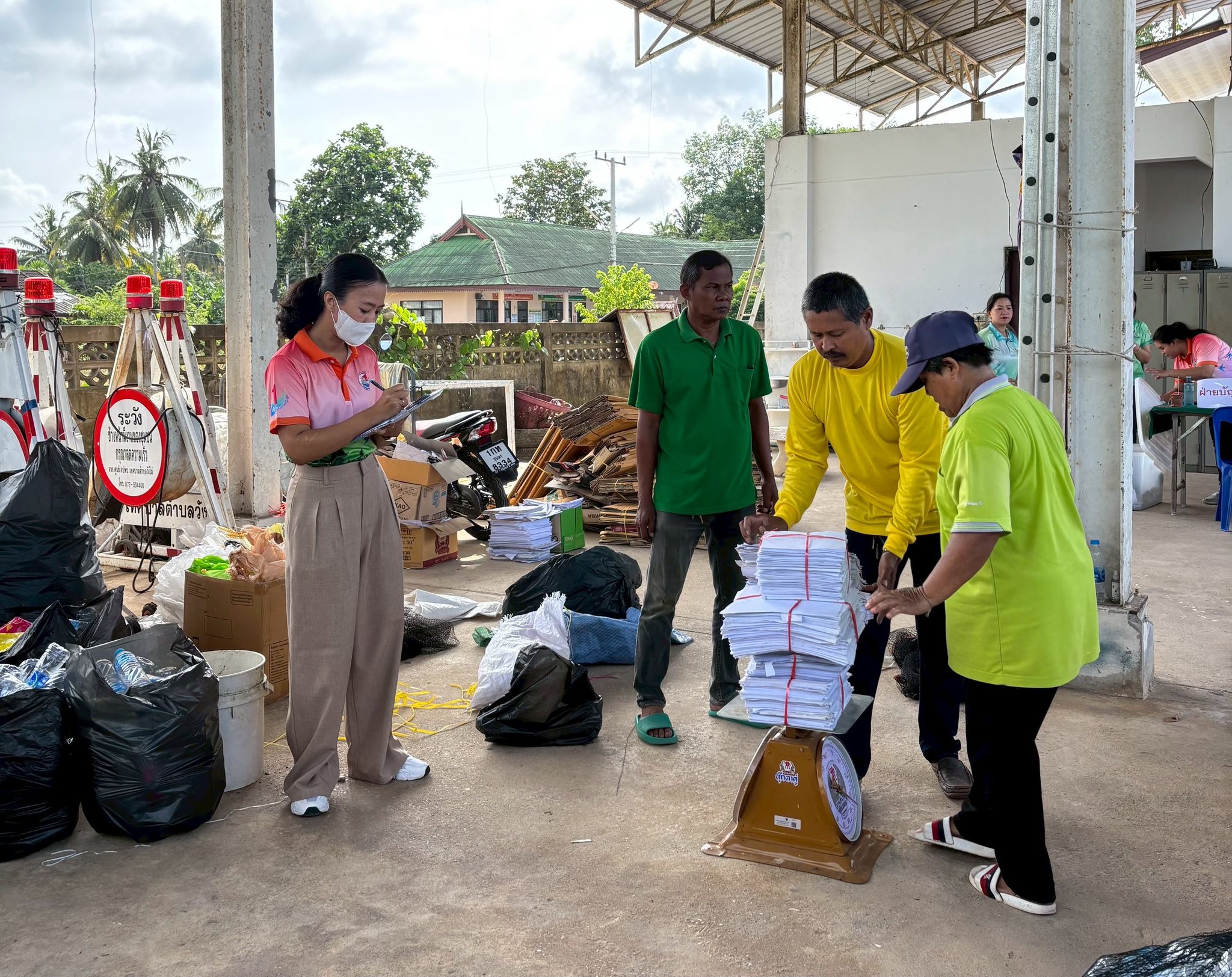 ธนาคารขยะเทศบาลตำบลวังไผ่เปิดรับซื้อขยะรีไซเคิล ประจำเดือน สิงหาคม 2568