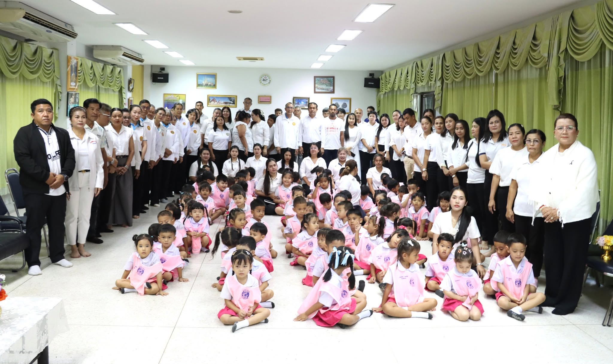 โครงการส่งเสริมคุณธรรมจริยธรรม สำหรับผู้บริหาร สมาชิกสภาเทศบาล พนักงานเทศบาล ลูกจ้างประจำ และพนักงานจ้าง โดยบูรณาการร่วมกับโครงการพัฒนาคุณภาพผู้เรียน กิจกรรม 🌱(ต้นกล้าสมาธิ)